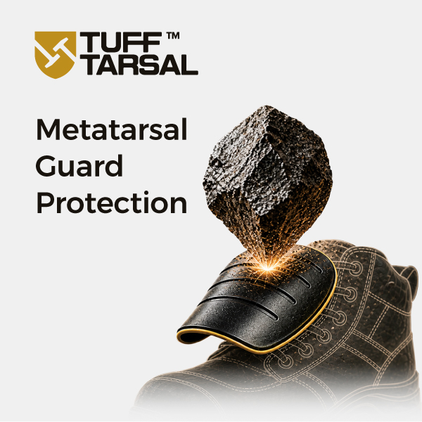 TuffTarsal™ Mittelfußschutztechnologie für stoßfeste Sicherheitsschuhe