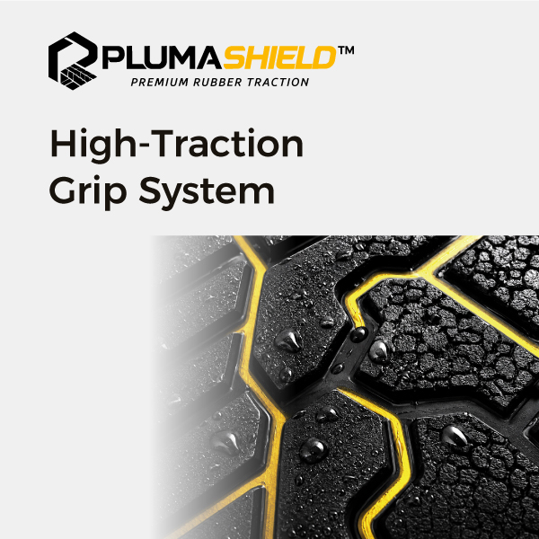 PlumaShield™-Außensohlentechnologie mit hoher Traktion für Sicherheitsschuhe